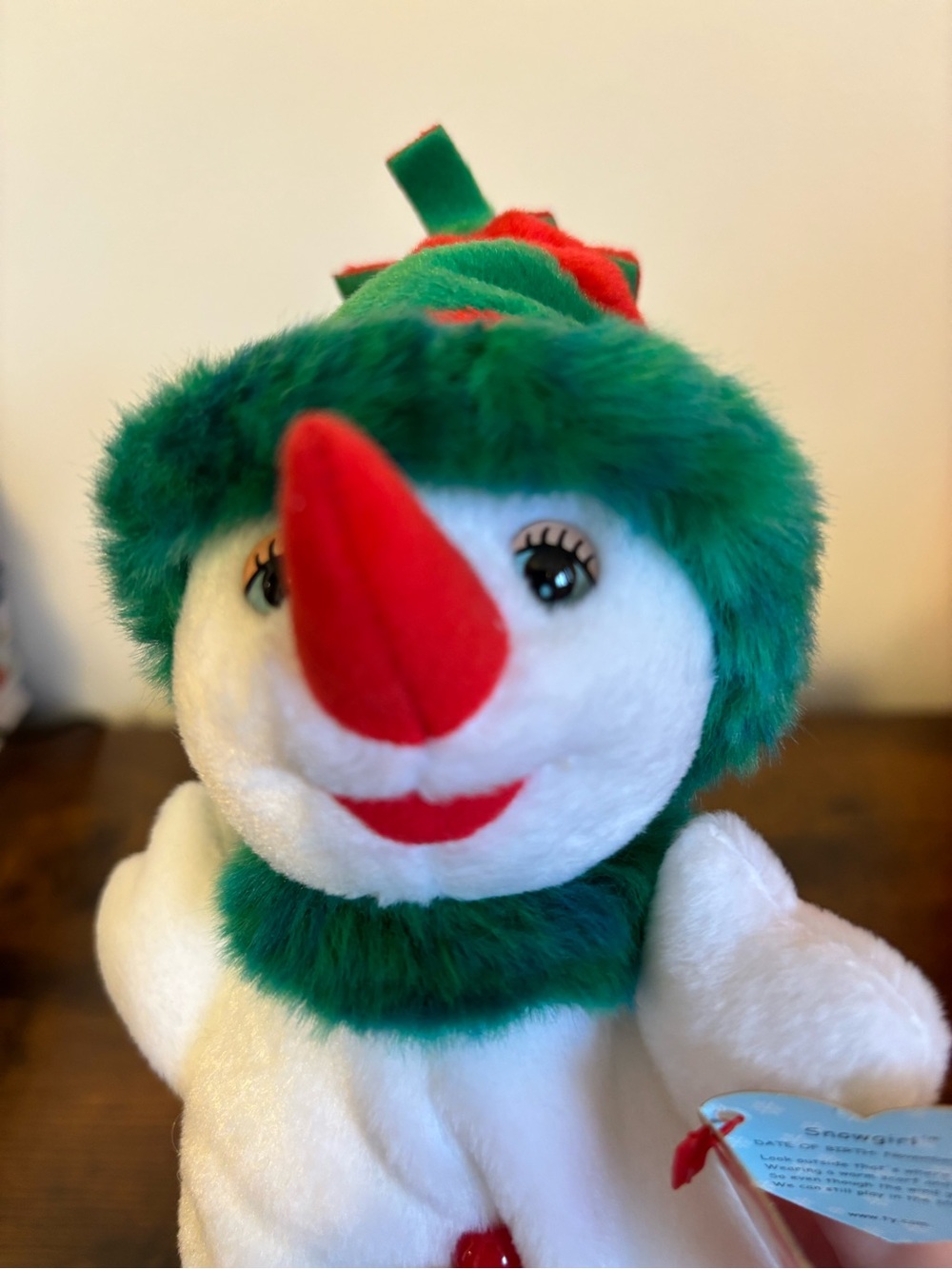 Snowball and Snowgirl beanie babies - Picture 10 of 15